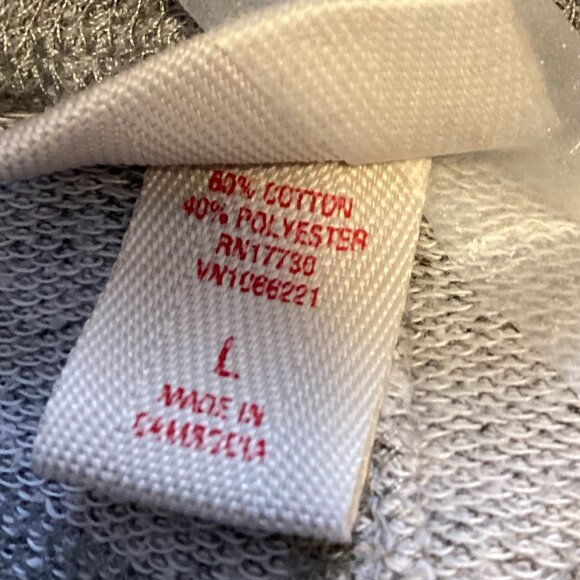 Mossimo Women's Cropped Gray Jogger Sweatpants Comfy Casual Size L Gym Yoga - Picture 7 of 8